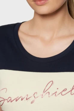 Samshield Samshield|Tröjor & Toppar-Alba Crytal T-hirt Navy/Roewood
