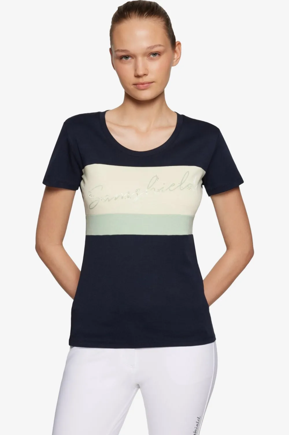 Samshield Samshield|Tröjor & Toppar-Alba Cry T-hirt Navy/Pitaccio