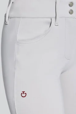 Cavalleria Toscana Cavalleria Toscana|Ridbyxor & Tights-American Ridbyxor Full Grip Ljusgrå