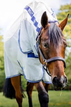 Horseware Horseware|Flugskydd-Amigo Airflow Plus Flugtäcke Navy/Beige