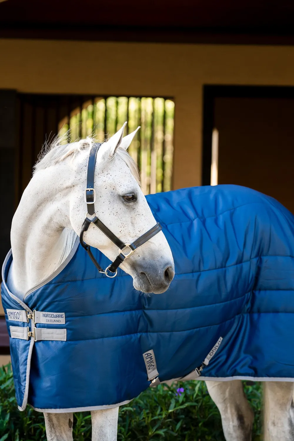 Horseware Horseware-Amigo Ripstop Stalltäcke 100g Navy/Grey