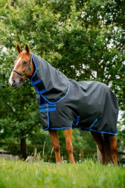 Horseware Hästtäcken & Flughuvor|Horseware-Amigo Ripstop Vintertäcke 900D Plus 200g Svart/Blå
