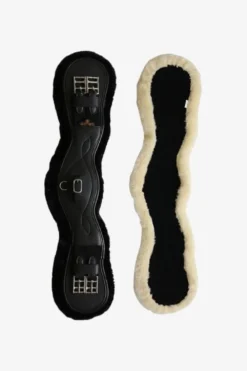 Kentucky Horsewear Kentucky Horsewear|Sadelgjordar & Tillbehör-Anatomisk Dressyrgjord Fårskinn Svart