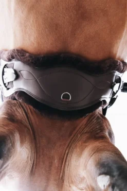 Kentucky Horsewear Sadelgjordar & Tillbehör-Anatomisk Dressyrgjord Fårskinn