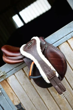 Kentucky Horsewear Sadelgjordar & Tillbehör-Anatomisk Fårskinnsgjord Brun