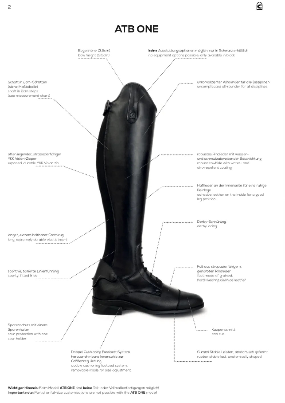 Cavallo Hoppstövlar|Cavallo-ATB One Ridstövel 44-29
