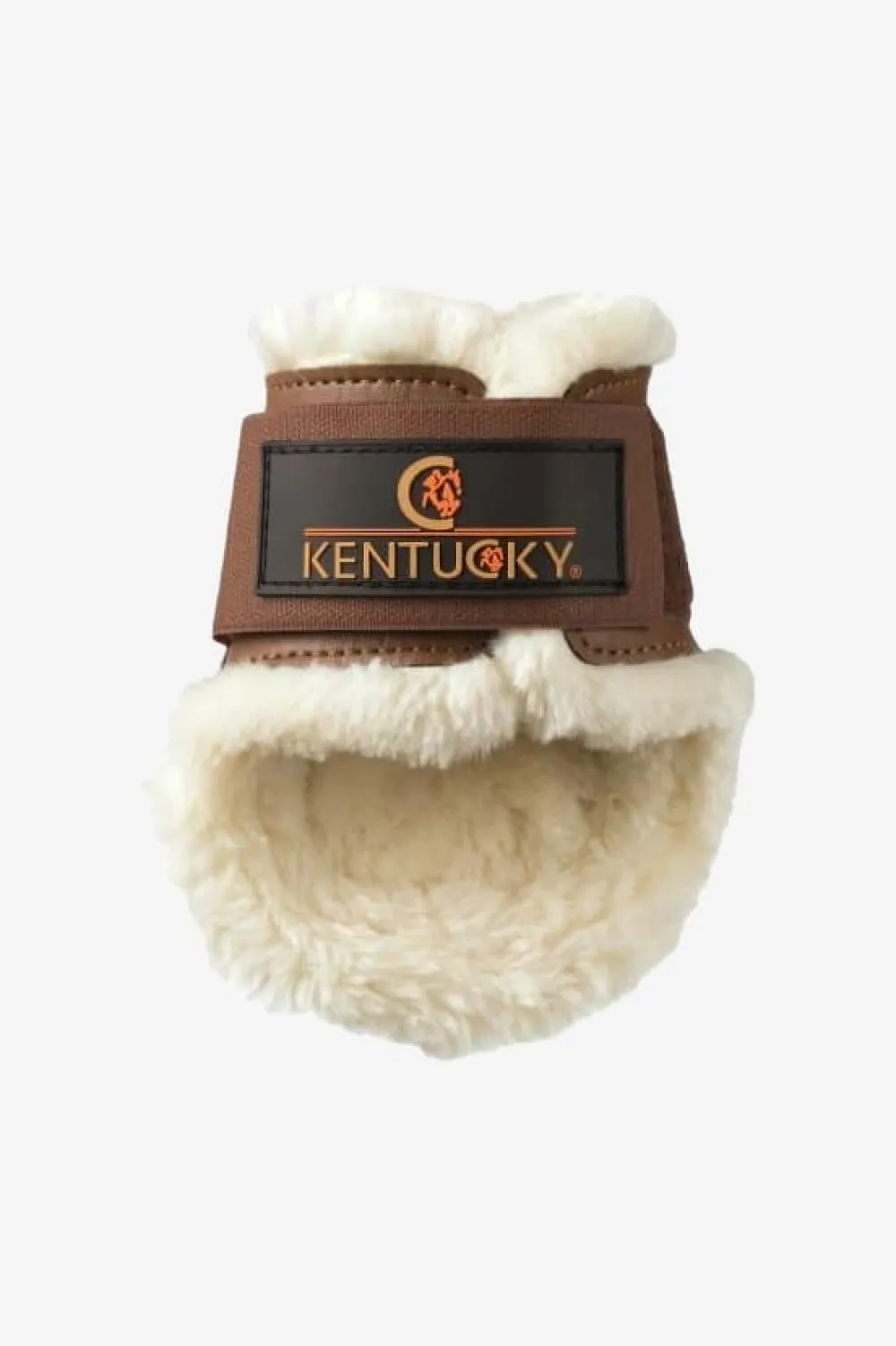 Kentucky Horsewear Kentucky Horsewear|Benskydd & Benlindor-Bakskydd Fårskinn Brun