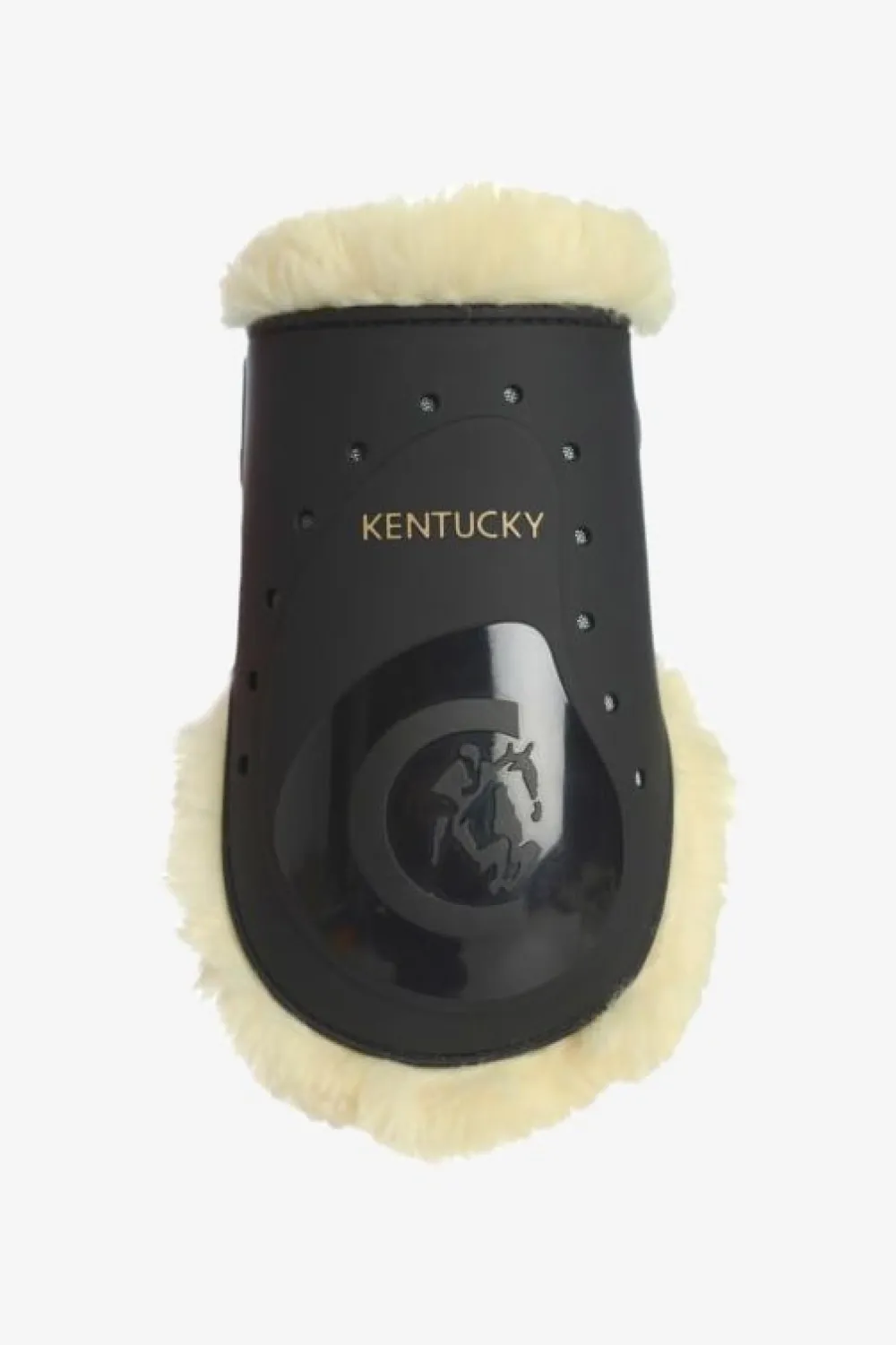 Kentucky Horsewear Benskydd & Benlindor-Bakskydd Fårskinn Elastisk Svart