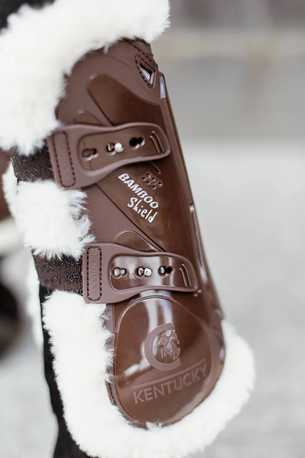Kentucky Horsewear Kentucky Horsewear|Benskydd & Benlindor-Baboo enkydd Fårkinn Brun