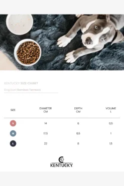Kentucky Dogwear Kentucky Dogwear-Bamboo Terazzo Hundskål