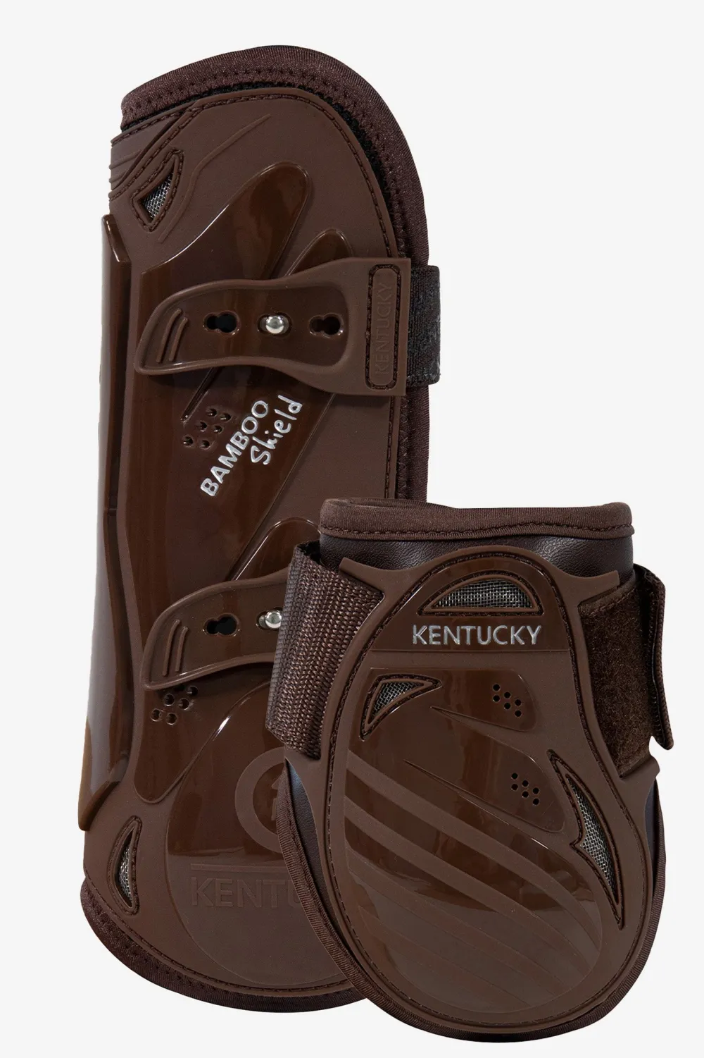 Kentucky Horsewear Kentucky Horsewear|Benskydd & Benlindor-Benskydd Bamboo Set Brun