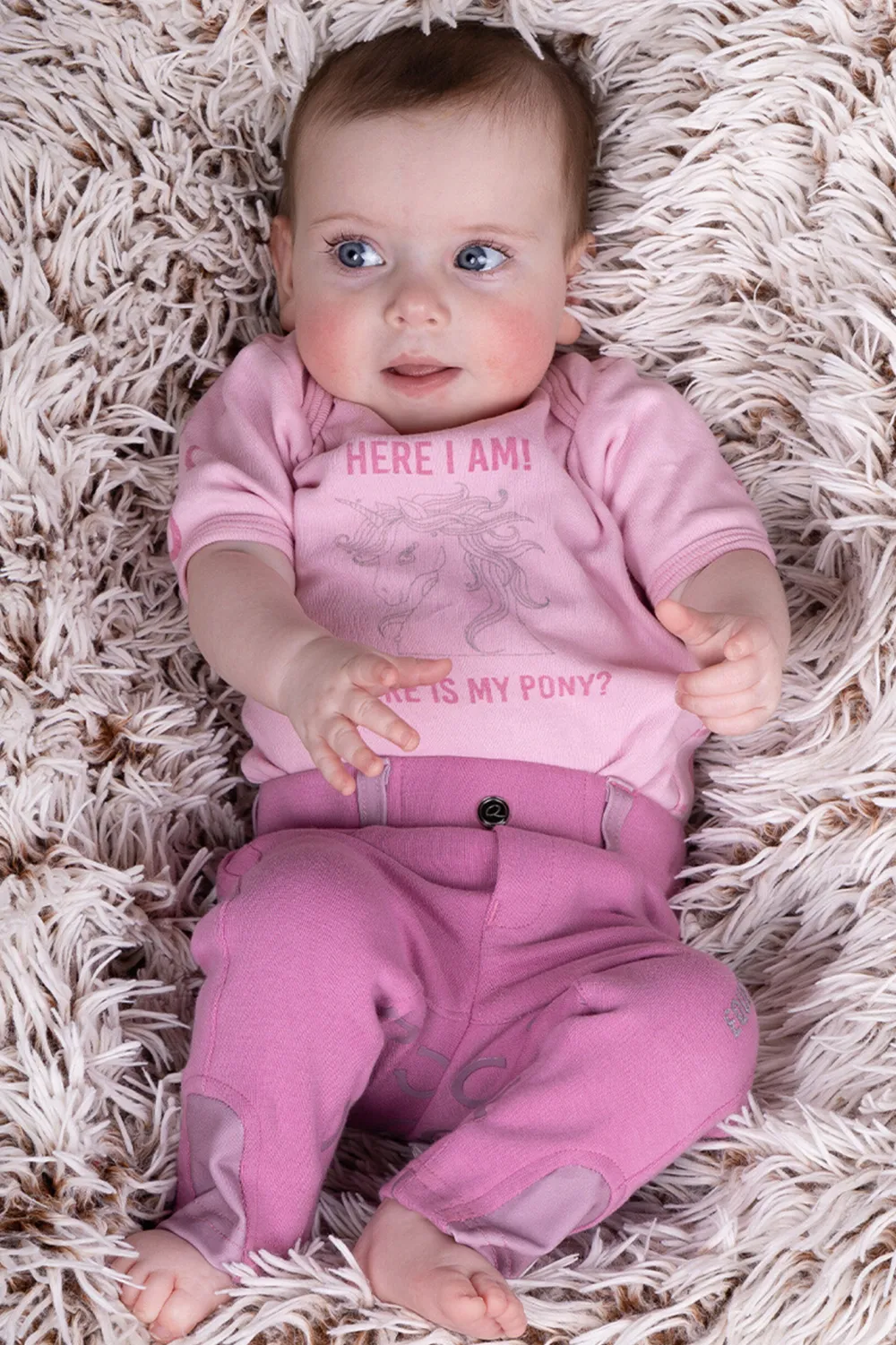 Barn QHP Qhp|Ridbyxor & Tights-Bobby Junior Ridbyxor Rosa