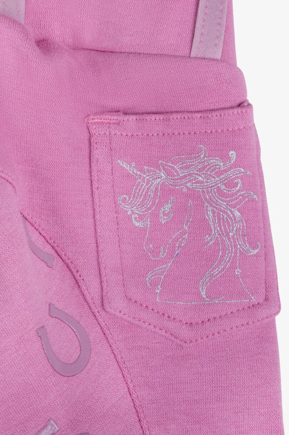 Barn QHP Qhp|Ridbyxor & Tights-Bobby Junior Ridbyxor Rosa