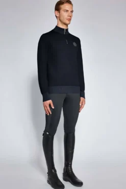Cavalleria Toscana Cavalleria Toscana-Bou 1/2 Zip Herrtröja