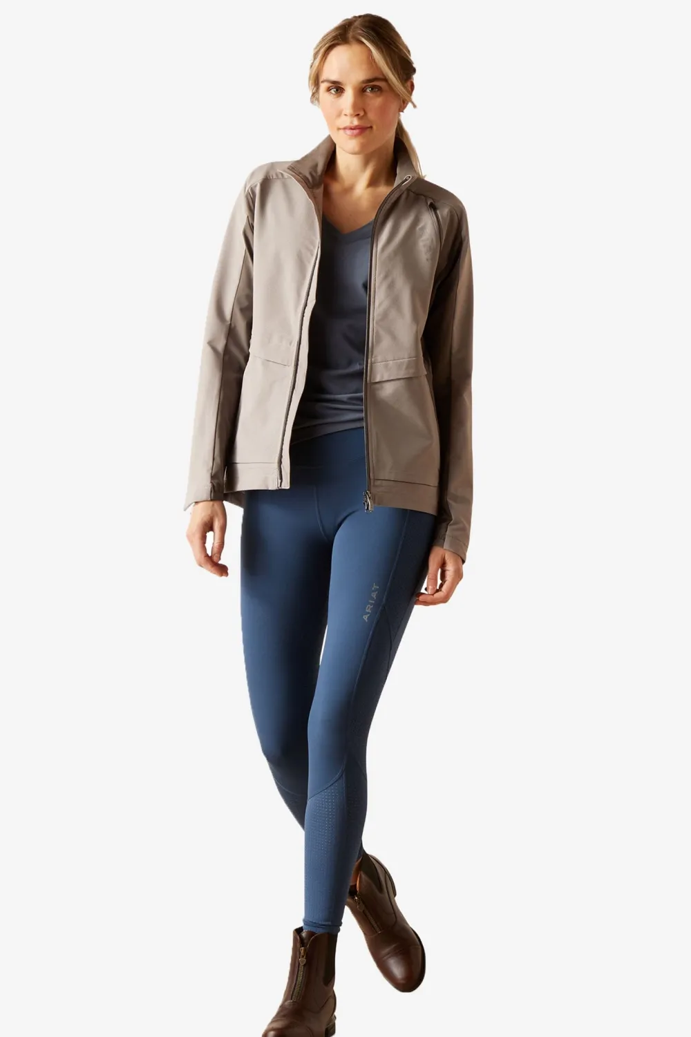 Ariat Ariat|Jackor & Kappor-Breathe Deep Jacket Zinc