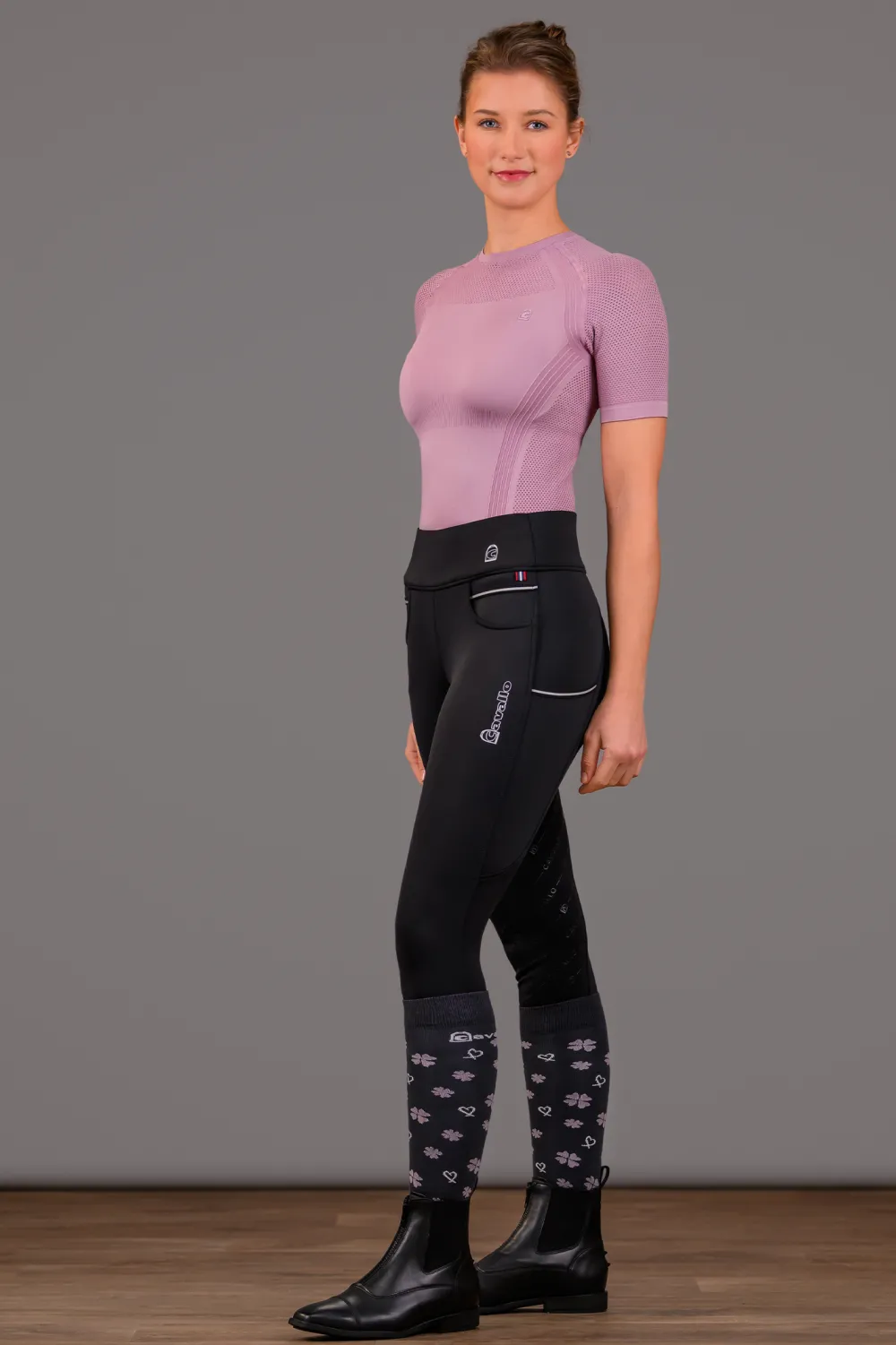 Cavallo Ridbyxor & Tights|Cavallo-Cavalliz Leggings Vinter Grip RL