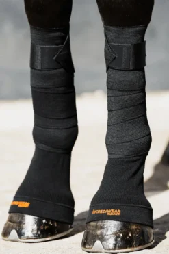 Incrediwear Incrediwear Equine|Benskydd & Benlindor-Cirkulation Benlindor Ponny 9x185 cm Svart