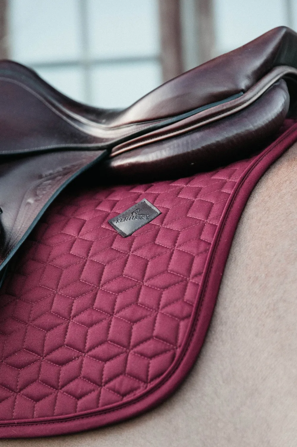 Kentucky Horsewear Kentucky Horsewear|Schabrak & Huvor-Classic Schabrak Bordeaux