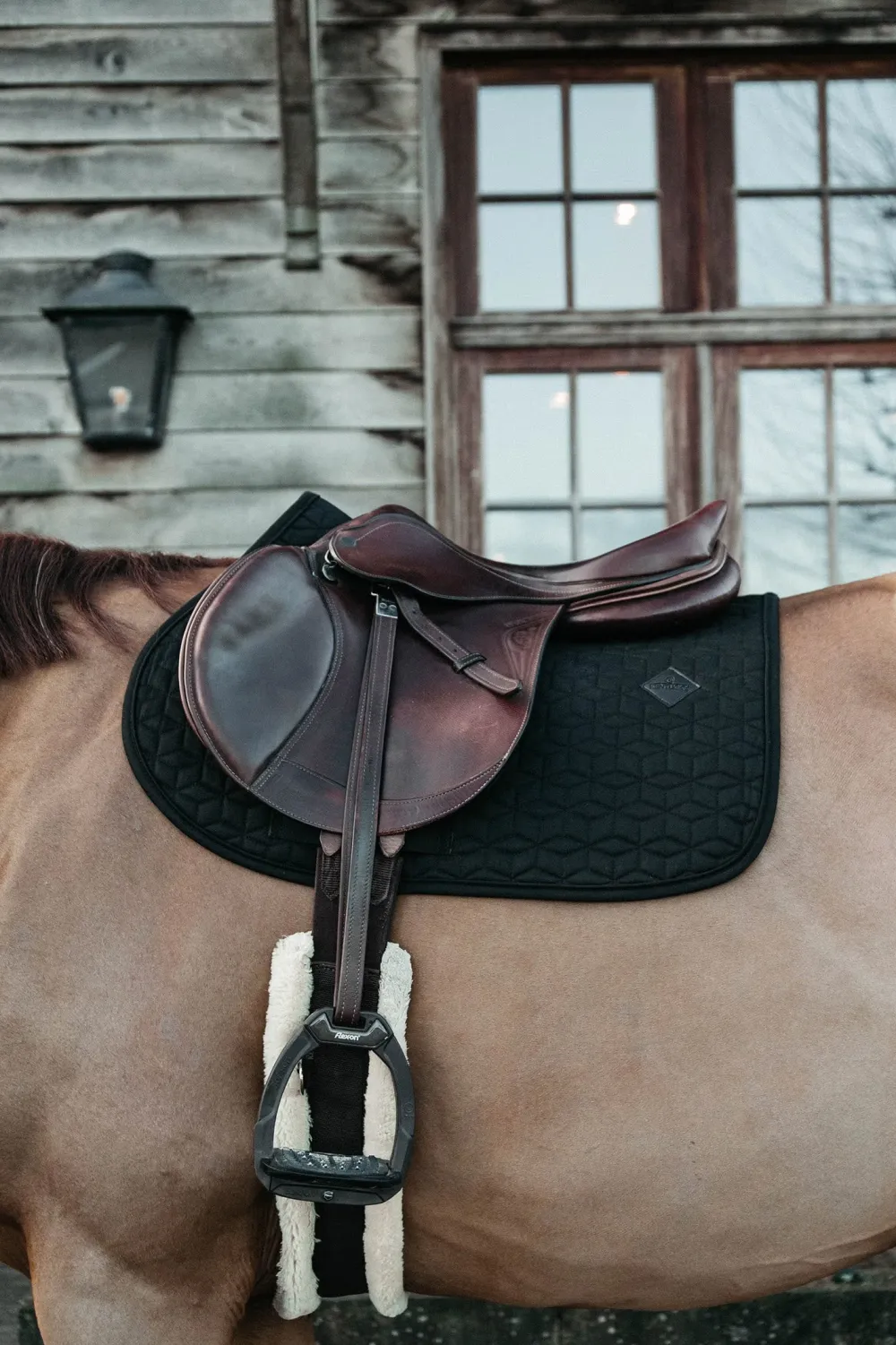 Kentucky Horsewear Kentucky Horsewear|Schabrak & Huvor-Classic Schabrak Svart