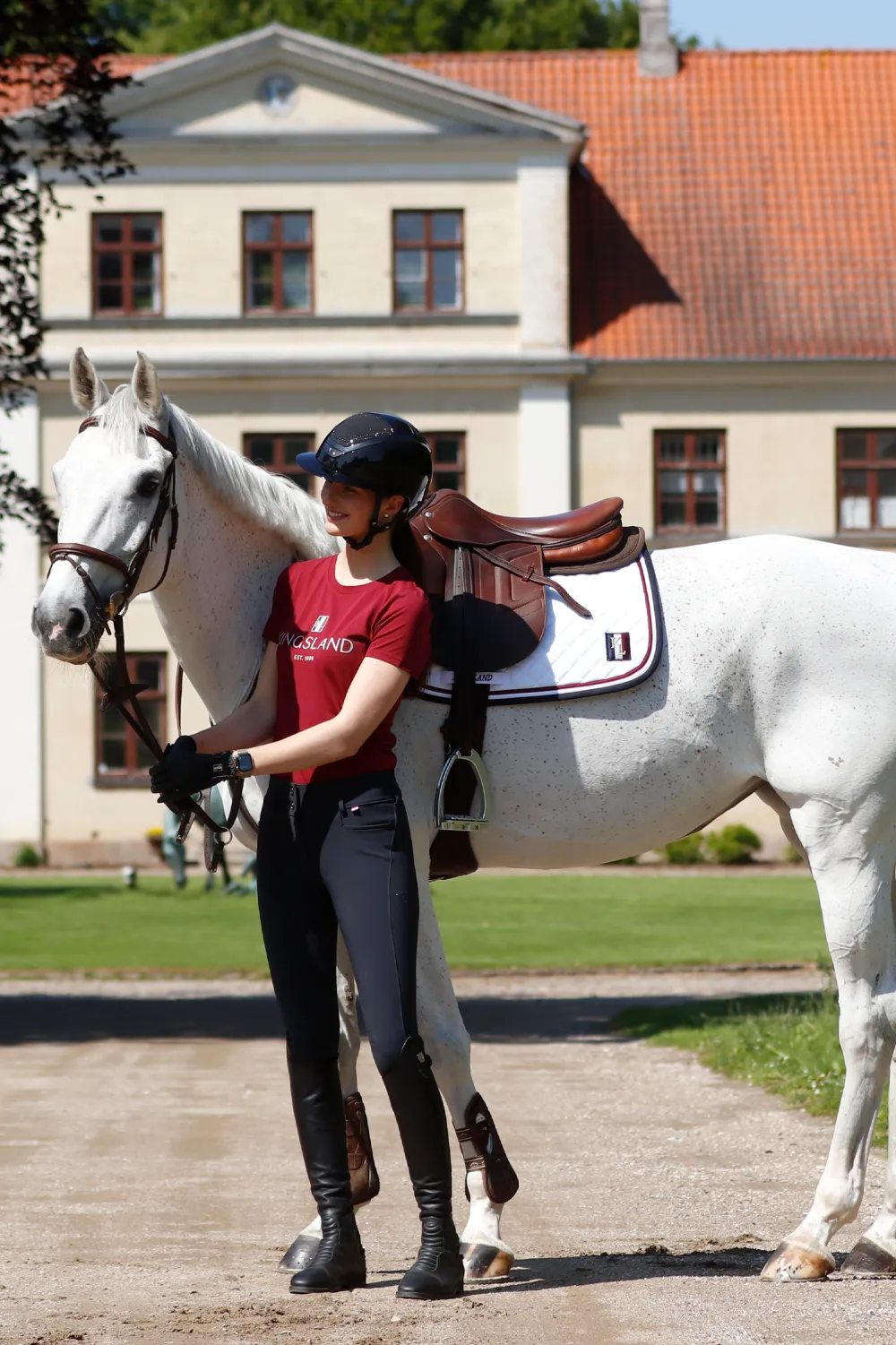 Kingsland Classic Kingsland|Tröjor & Toppar-Caic T-hirt Burgundy