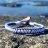 CleanSea Örhängen & Armband-Action Taker Armband 1kg Havsblå/Saltvit