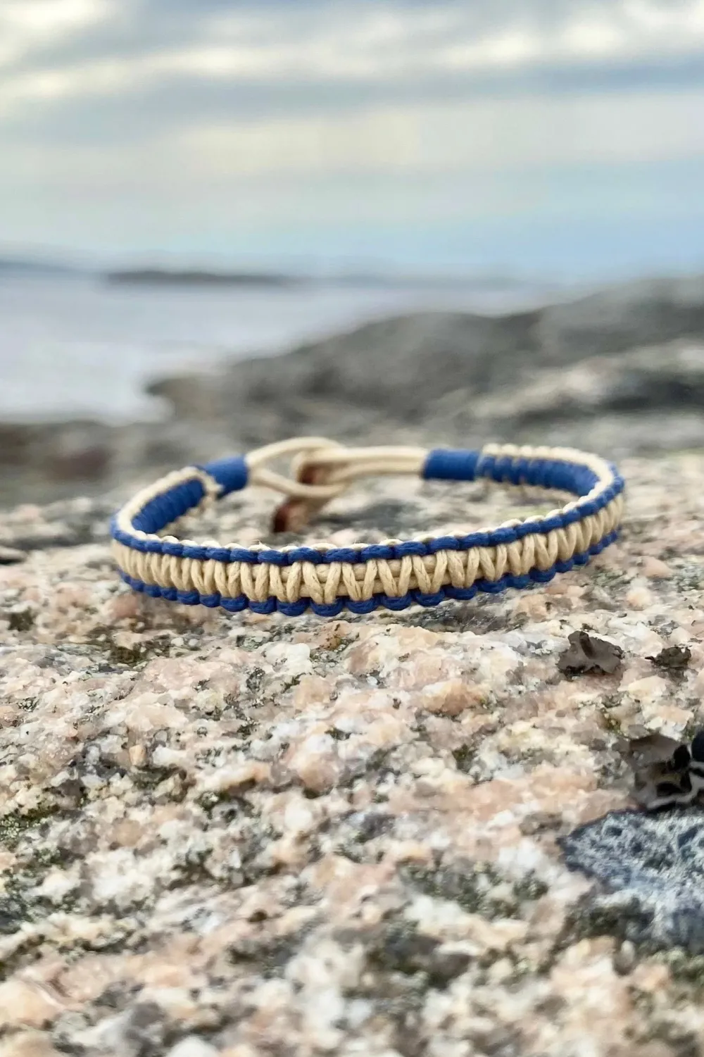 CleanSea Örhängen & Armband-Action Taker Arband 1kg andbeige/Havbå