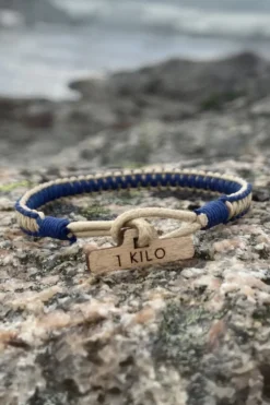 CleanSea Örhängen & Armband-Action Taker Arband 1kg andbeige/Havbå
