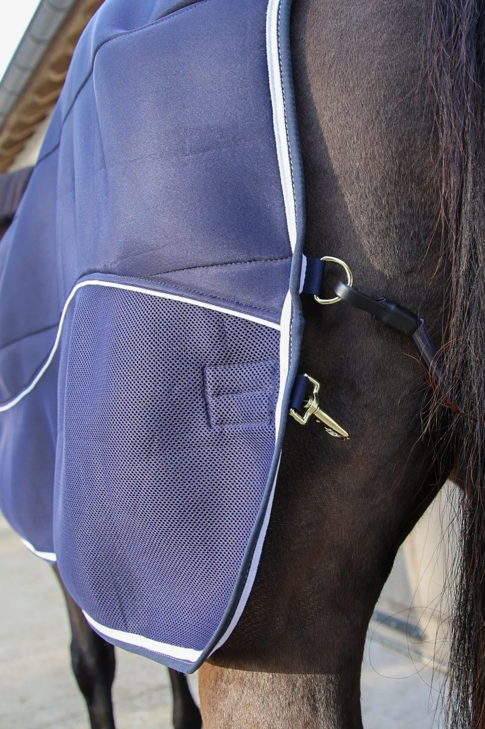 Kentucky Horsewear Hästtäcken & Flughuvor|Kentucky Horsewear-Comfort 3D Fleece Liner Navy