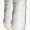 Protector Benskydd & Benlindor-Damask Fleecefodrad Vit/Creme
