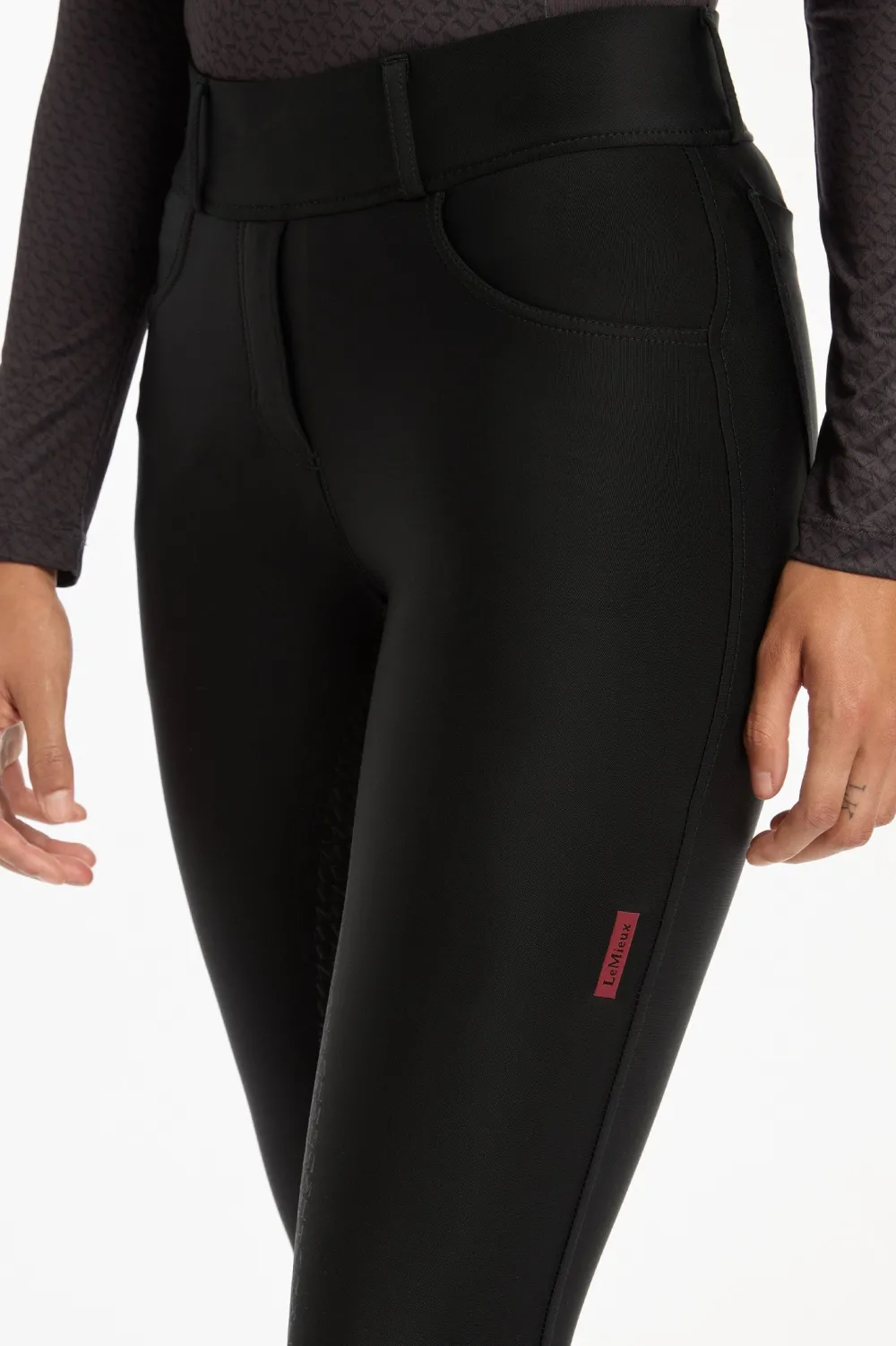 LeMieux Lemieux|Ridbyxor & Tights-Demi Breggings Full Grip Svart