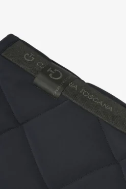 Cavalleria Toscana Cavalleria Toscana|Schabrak & Huvor-Diamond Quilt Jersey Dressyrschabrak Navy
