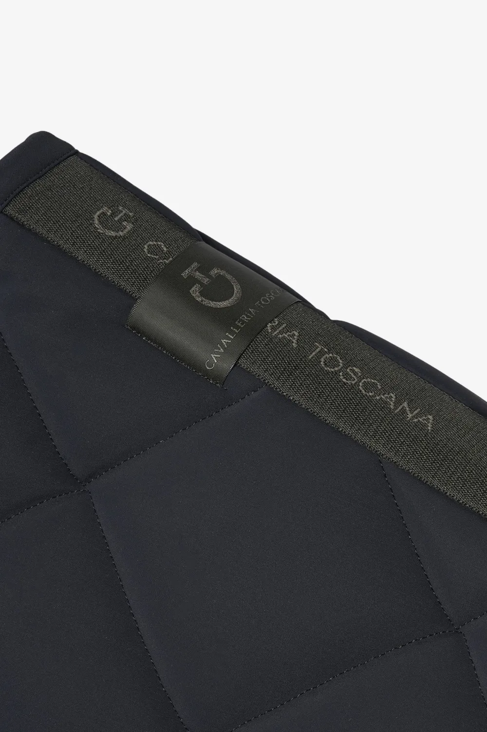Cavalleria Toscana Cavalleria Toscana|Schabrak & Huvor-Diamond Quilt Jersey Dressyrschabrak Navy