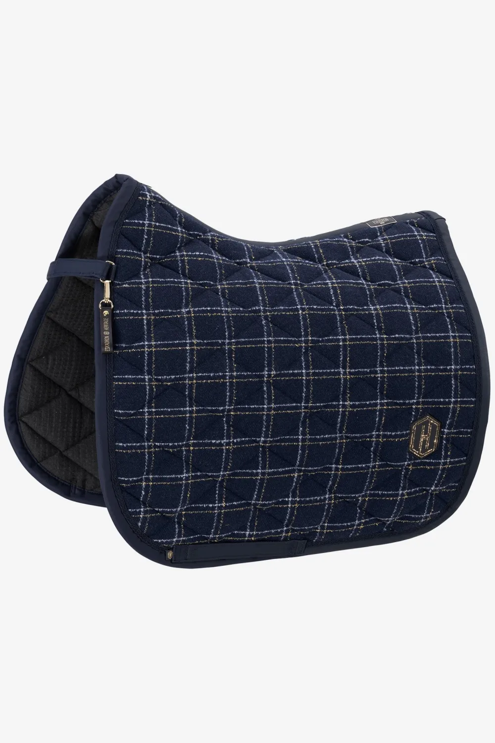 Eskadron Schabrak & Huvor|Eskadron-Dressyrschabrak Bouclé Heritage AW25 Navy