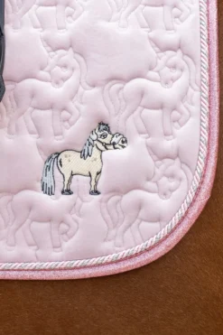 Kentucky Horsewear Kentucky Horsewear-Dressyrschabrak Enhörning Glitter Ljusrosa