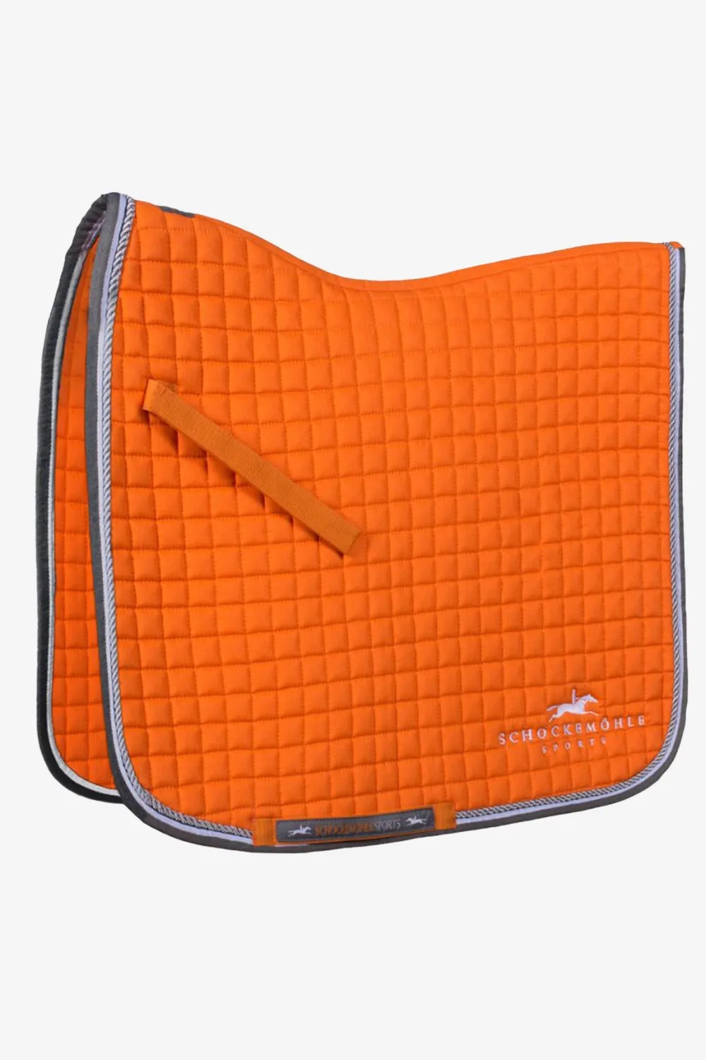 Schockemöhle Schabrak & Huvor|Schockemöhle-Dressyrschabrak Neo Star Orange/Grey