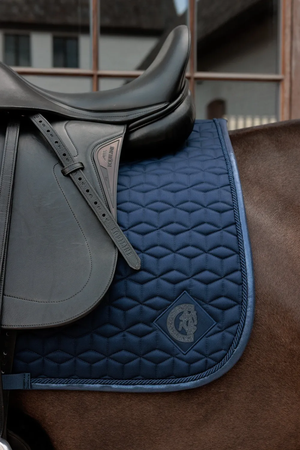 Kentucky Horsewear Kentucky Horsewear|Schabrak & Huvor-Dressyrschabrak Sparking Navy