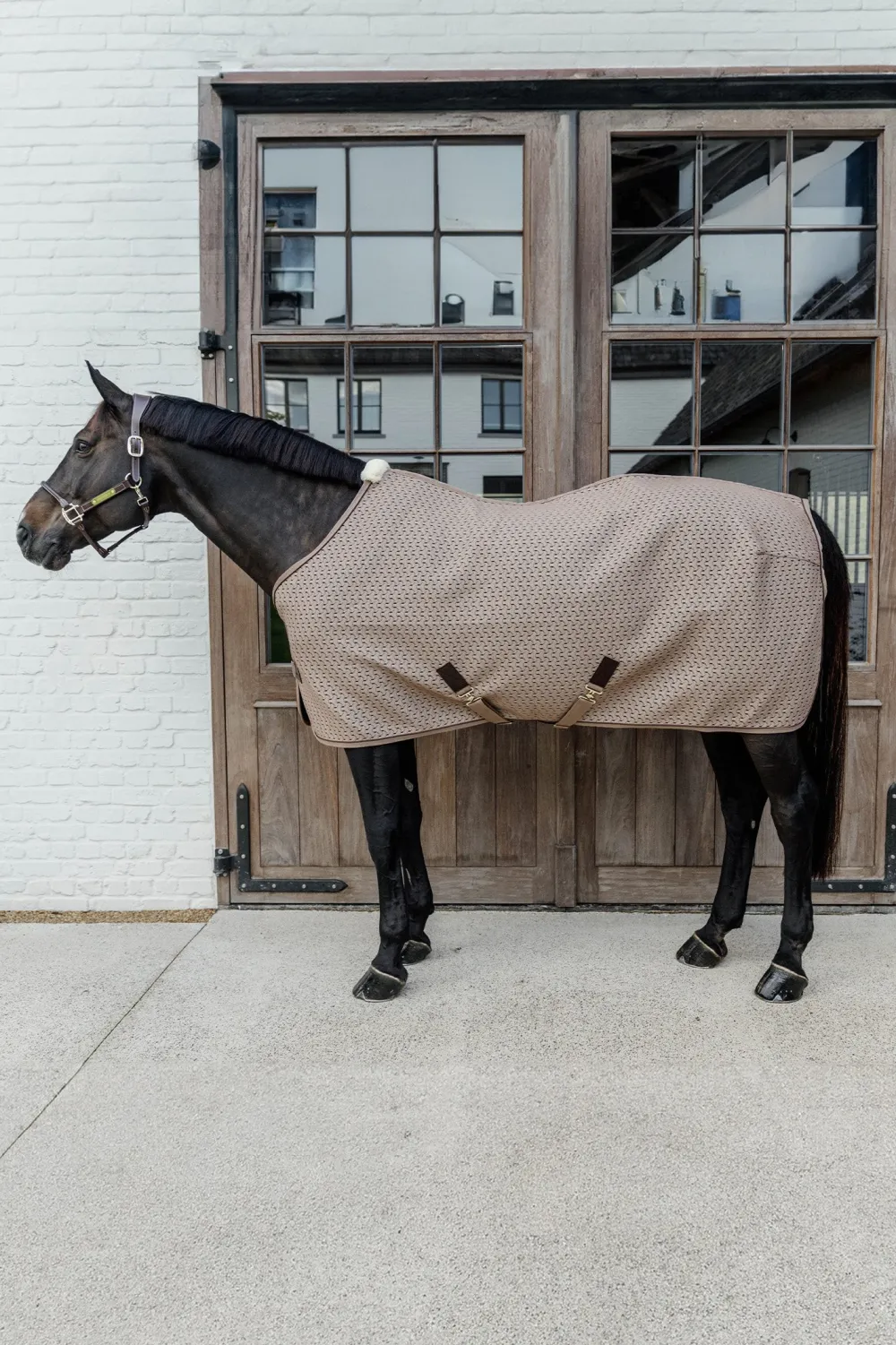Kentucky Horsewear Hästtäcken & Flughuvor|Kentucky Horsewear-4D Spacer Cooler Svettäcke Beige