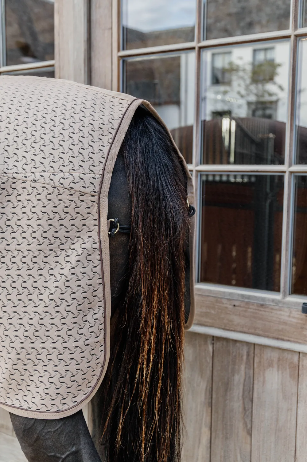 Kentucky Horsewear Hästtäcken & Flughuvor|Kentucky Horsewear-4D Spacer Cooler Svettäcke Beige