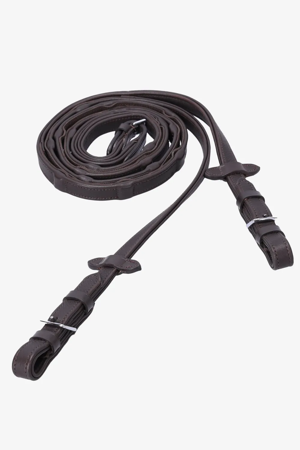 Schockemöhle Träns & Pannband|Schockemöhle-Durasoft Tyglar Grip Brun
