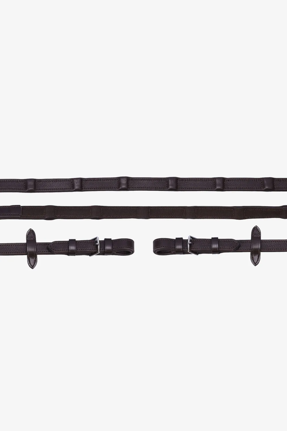 Schockemöhle Träns & Pannband|Schockemöhle-Durasoft Tyglar Grip Brun