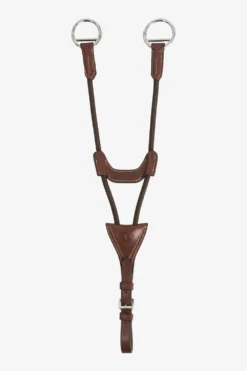 Lippo Lippo|Tyglar & Hjälptyglar-Eccelente Kort Elastisk Martingal Cognac