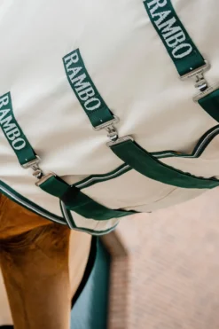 Horseware Horseware|Flugskydd-Eksemtäcke Rambo Silver/Grön