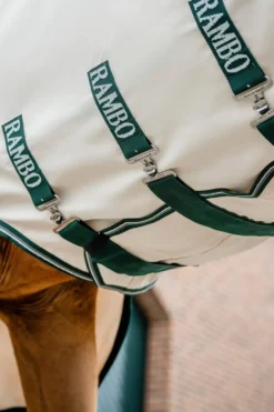 Horseware Horseware|Flugskydd-Eksemtäcke Rambo XL Silver/Grön