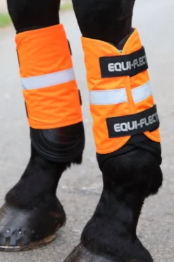 Shires Shires|Benskydd & Benlindor-Equi-Flector Benreflexer Orange