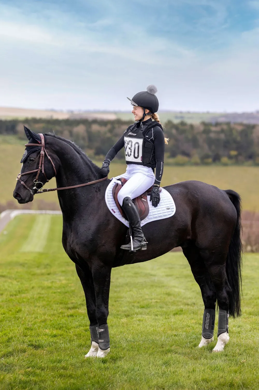 LeMieux Lemieux-Eventing Bib Nuerapp Svart