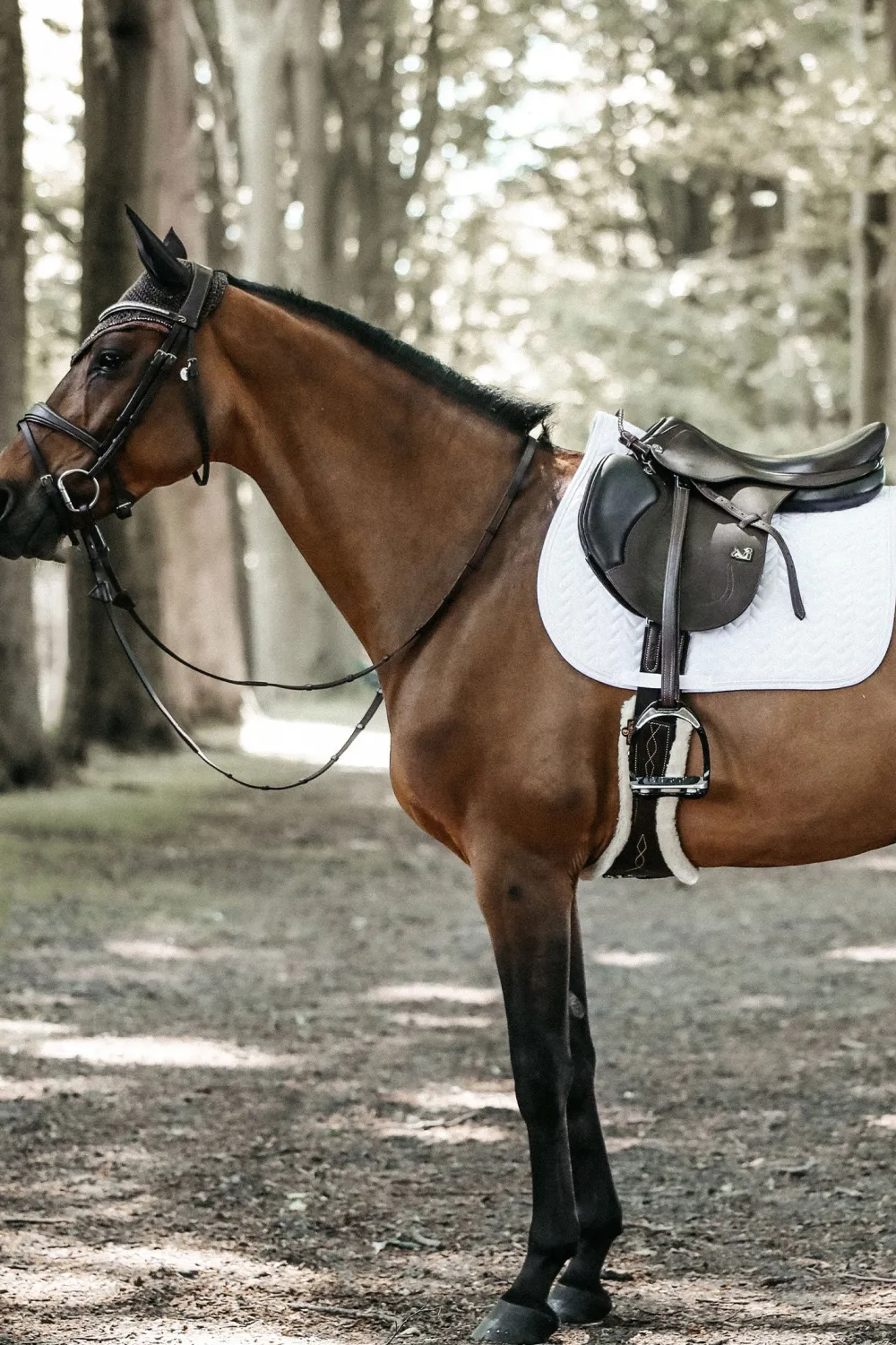 Kentucky Horsewear Kentucky Horsewear|Schabrak & Huvor-Fiskben Schabrak Vit
