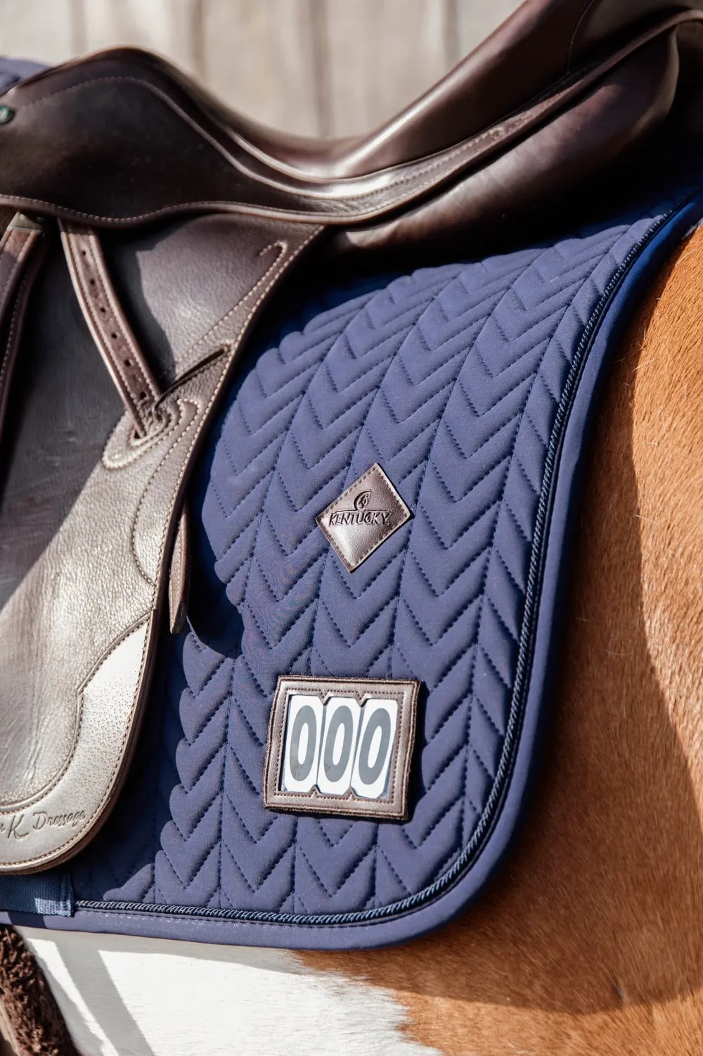Kentucky Horsewear Kentucky Horsewear|Schabrak & Huvor-Fiskben Tävlingsschabrak Navy