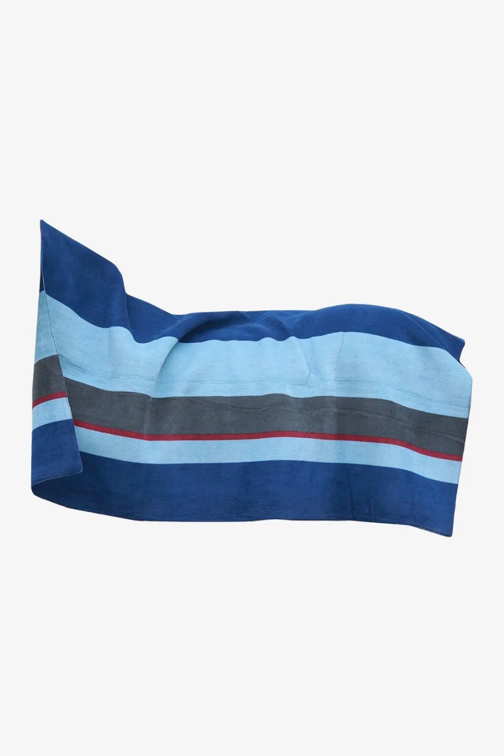 Kentucky Horsewear Hästtäcken & Flughuvor|Kentucky Horsewear-Fleecefilt Stripes 210*200 Navy/Grey