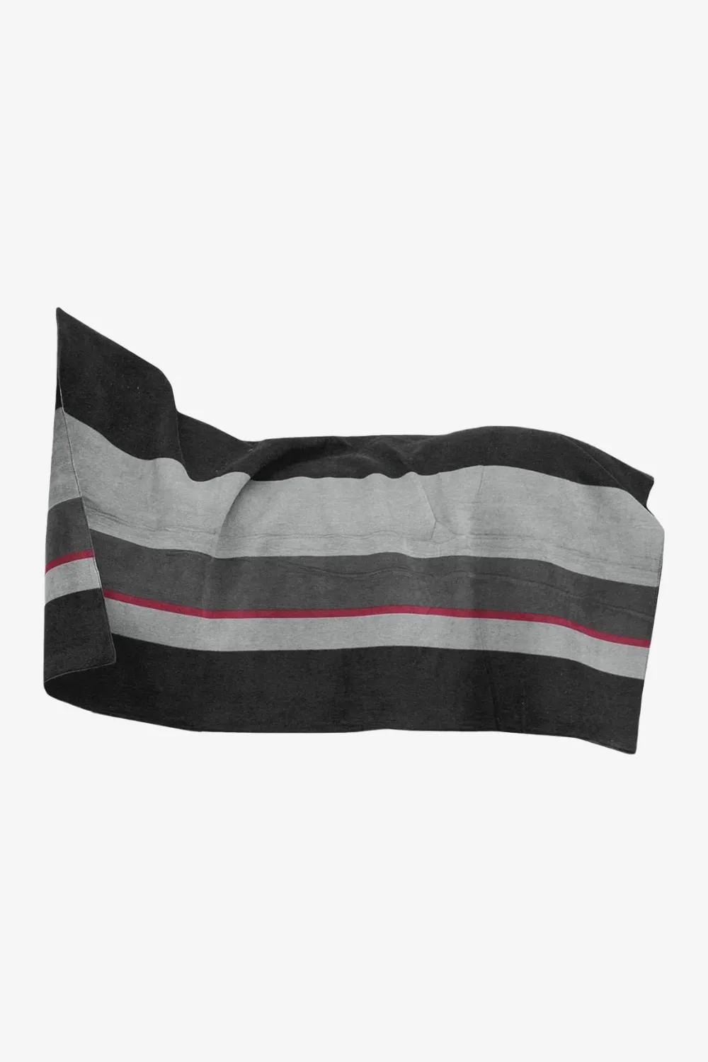 Kentucky Horsewear Hästtäcken & Flughuvor|Hästtäcken & Flughuvor-Fleecefilt Stripes 140*120 Svart/Grå