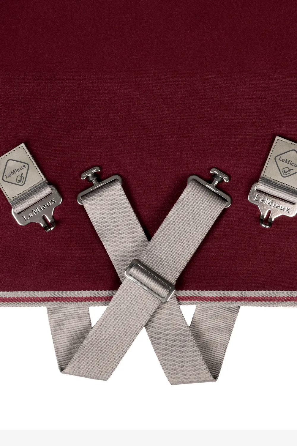 LeMieux Hästtäcken & Flughuvor|Lemieux-Fleecetäcke Arika Jersey-Tek Burgundy